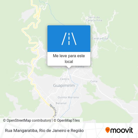 Rua Mangaratiba mapa