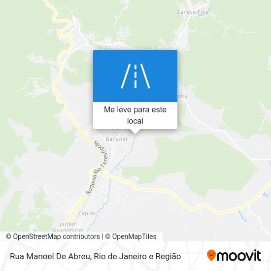 Rua Manoel De Abreu mapa