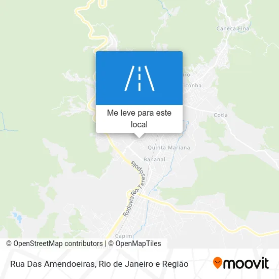 Rua Das Amendoeiras mapa