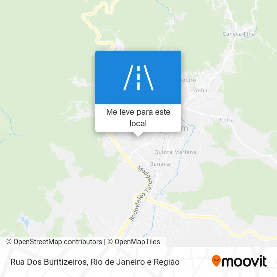 Rua Dos Buritizeiros mapa
