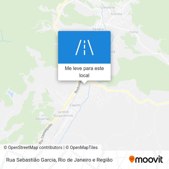 Rua Sebastião Garcia mapa