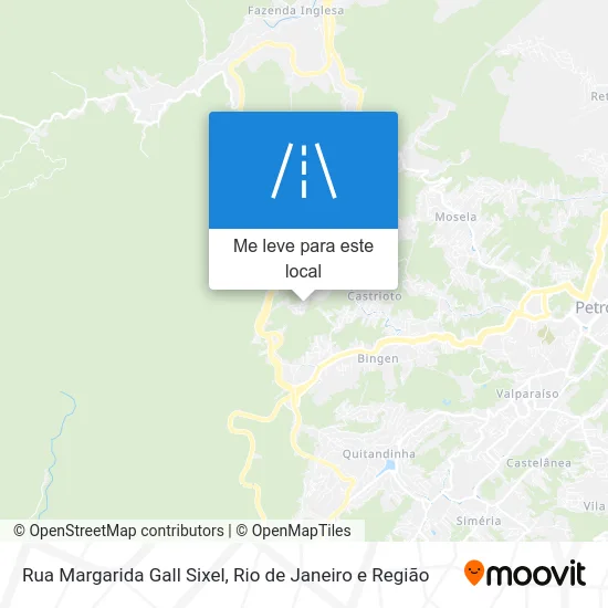 Rua Margarida Gall Sixel mapa