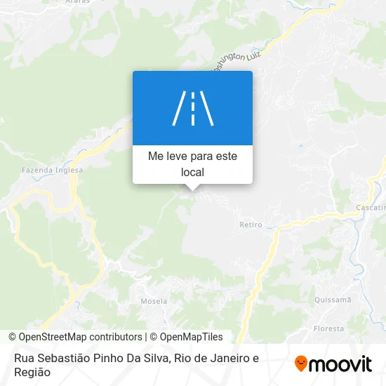 Rua Sebastião Pinho Da Silva mapa