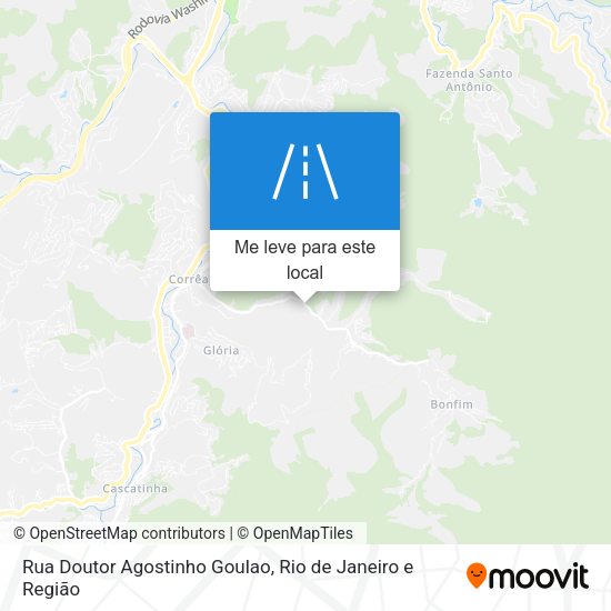 Rua Doutor Agostinho Goulao mapa