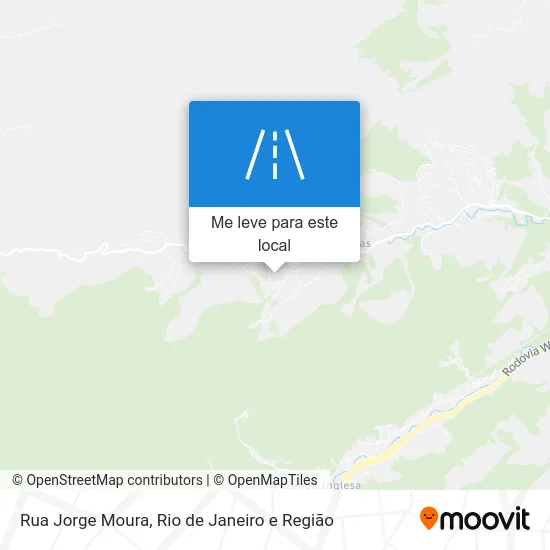 Rua Jorge Moura mapa
