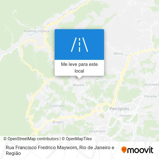 Rua Francisco Fredrico Mayworn mapa