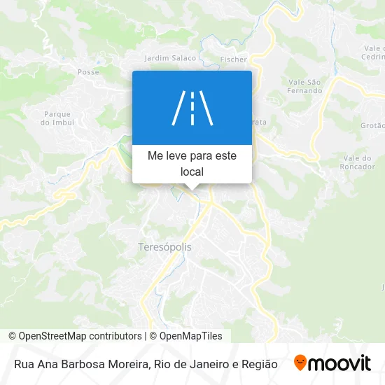 Rua Ana Barbosa Moreira mapa