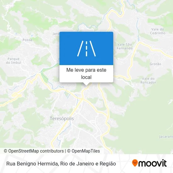 Rua Benigno Hermida mapa