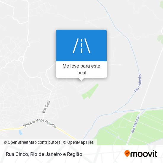 Rua Cinco mapa