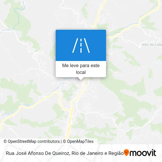 Rua José Afonso De Queiroz mapa