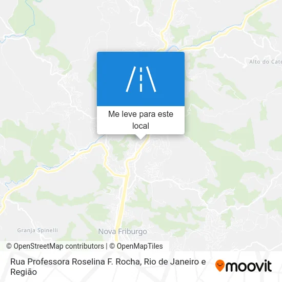 Rua Professora Roselina F. Rocha mapa
