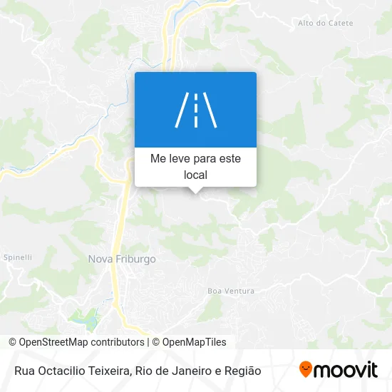 Rua Octacilio Teixeira mapa