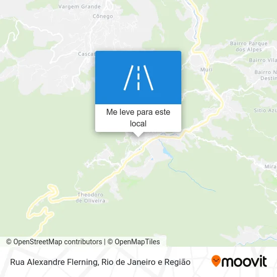 Rua Alexandre Flerning mapa