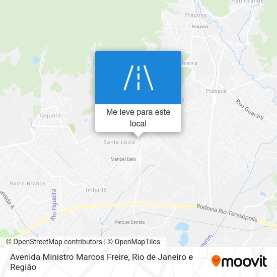 Avenida Ministro Marcos Freire mapa