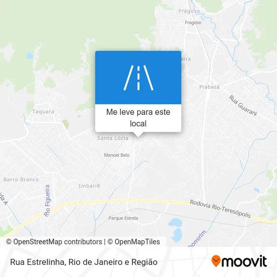 Rua Estrelinha mapa