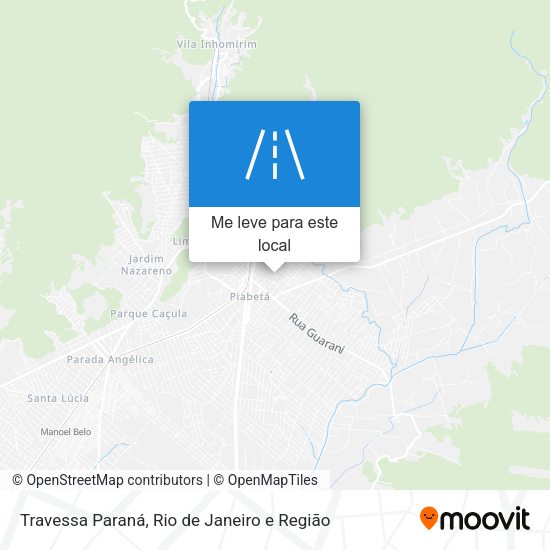 Travessa Paraná mapa