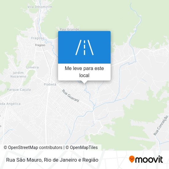 Rua São Mauro mapa