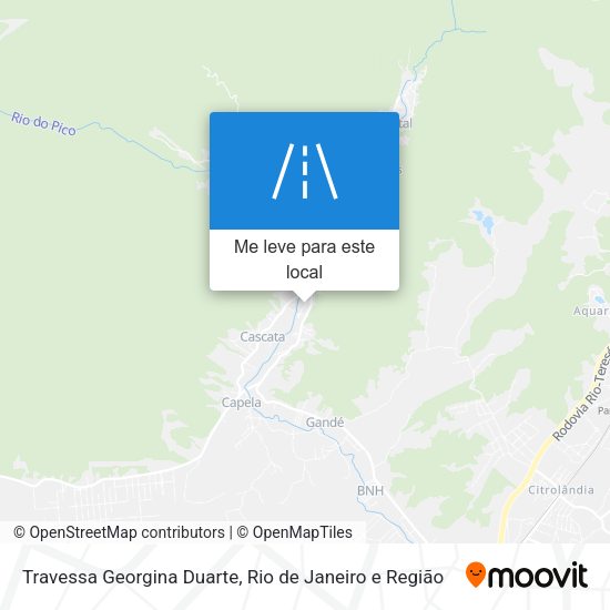 Travessa Georgina Duarte mapa