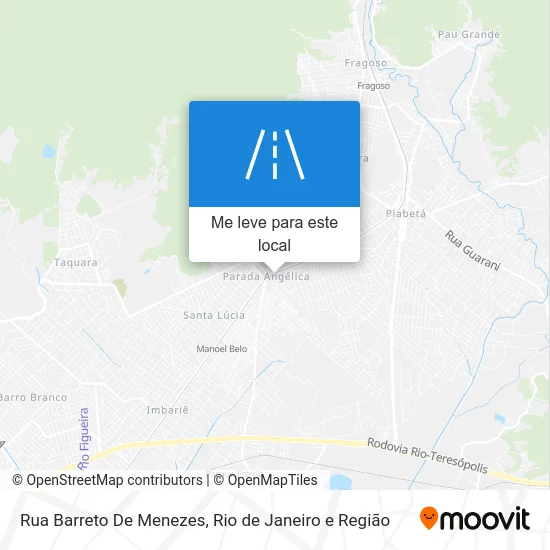 Rua Barreto De Menezes mapa