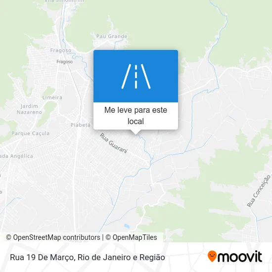 Rua 19 De Março mapa