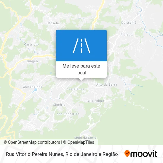 Rua Vitorio Pereira Nunes mapa