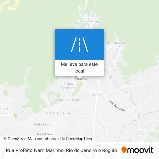 Rua Prefeito Ivam Marinho mapa