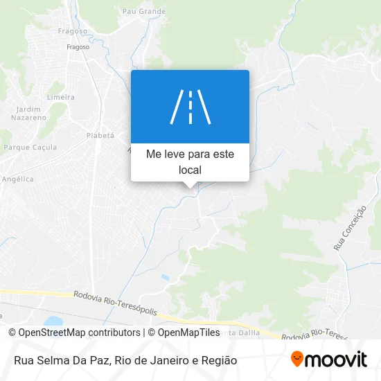 Rua Selma Da Paz mapa