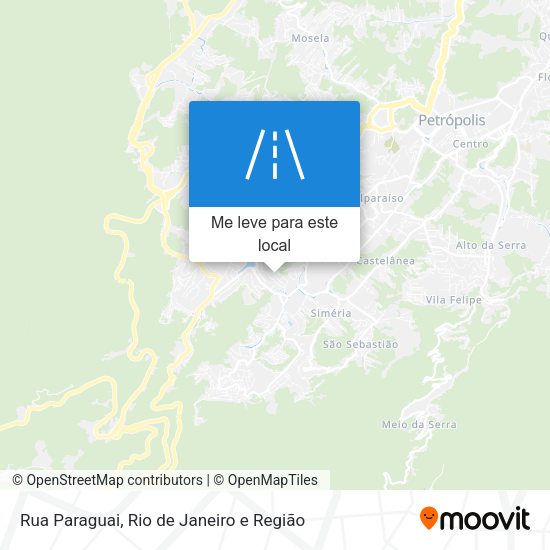 Rua Paraguai mapa