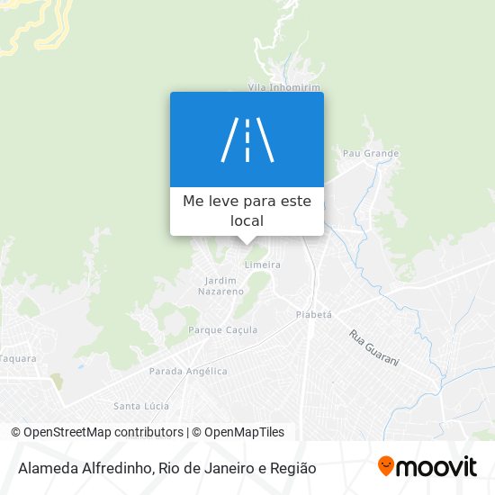 Alameda Alfredinho mapa