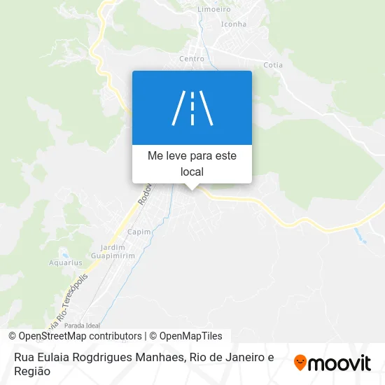 Rua Eulaia Rogdrigues Manhaes mapa