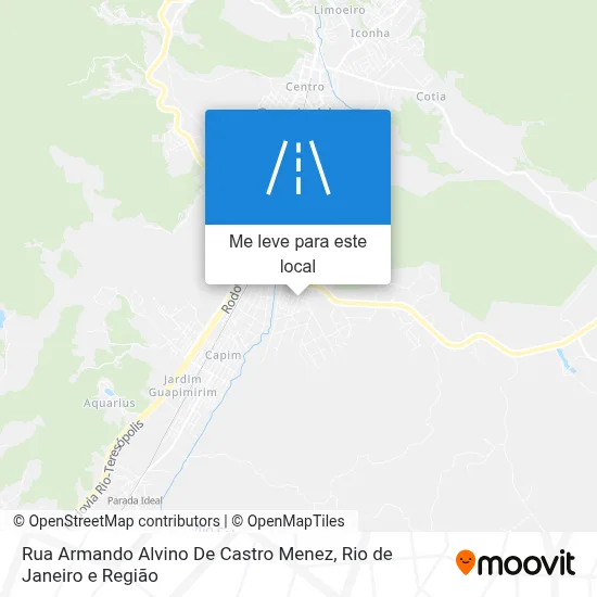 Rua Armando Alvino De Castro Menez mapa
