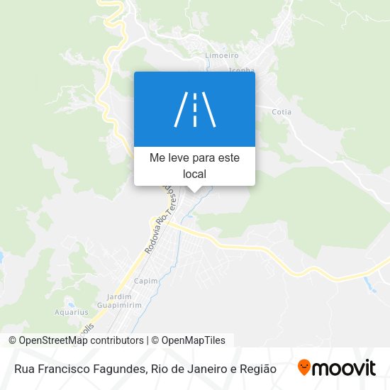 Rua Francisco Fagundes mapa