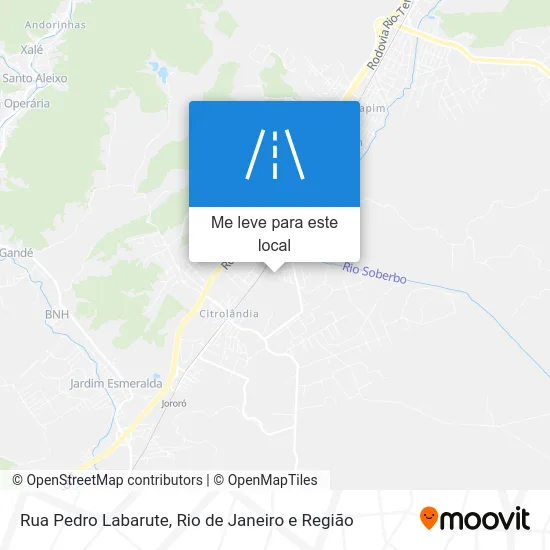 Rua Pedro Labarute mapa