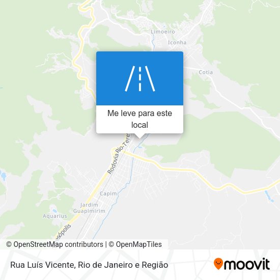 Rua Luís Vicente mapa