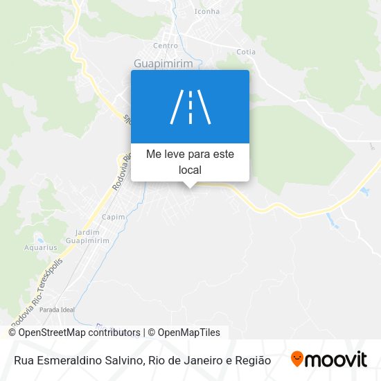 Rua Esmeraldino Salvino mapa
