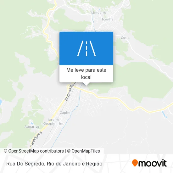 Rua Do Segredo mapa