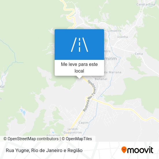 Rua Yugne mapa
