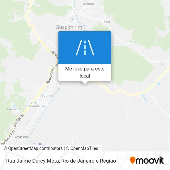 Rua Jaime Darcy Mota mapa