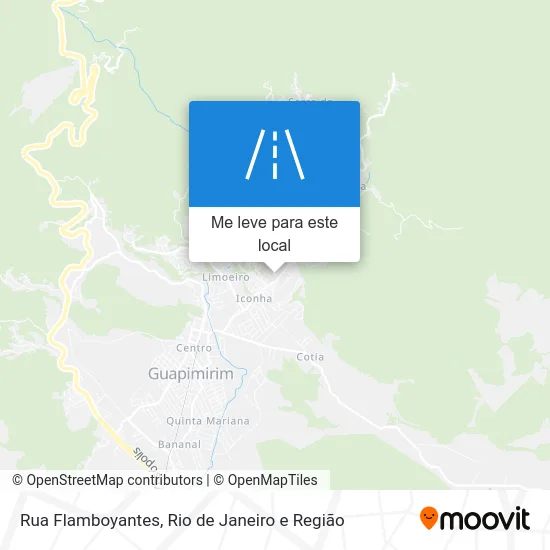 Rua Flamboyantes mapa