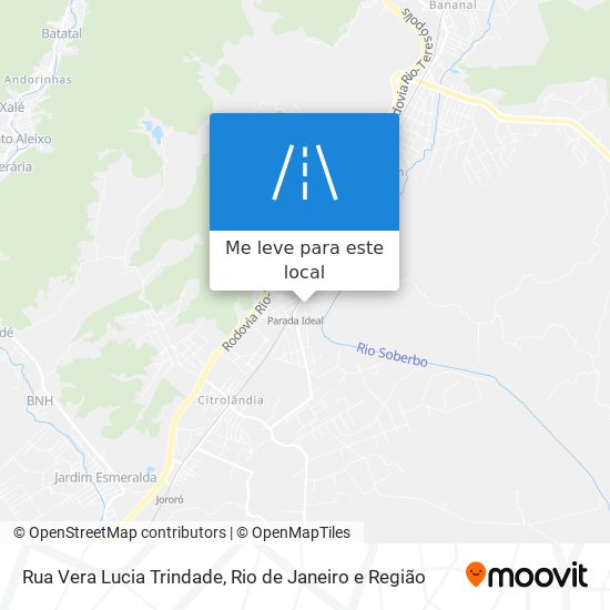 Rua Vera Lucia Trindade mapa