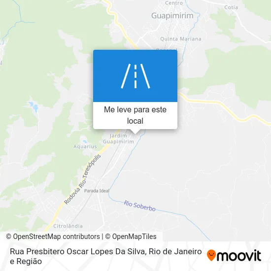 Rua Presbitero Oscar Lopes Da Silva mapa