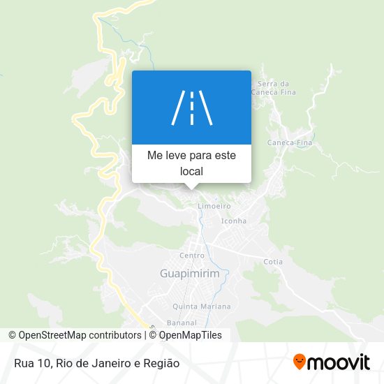 Rua 10 mapa