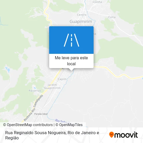 Rua Reginaldo Sousa Nogueira mapa