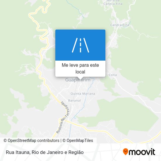 Rua Itauna mapa