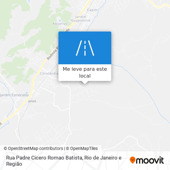 Rua Padre Cicero Romao Batista mapa