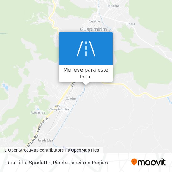 Rua Lidia Spadetto mapa