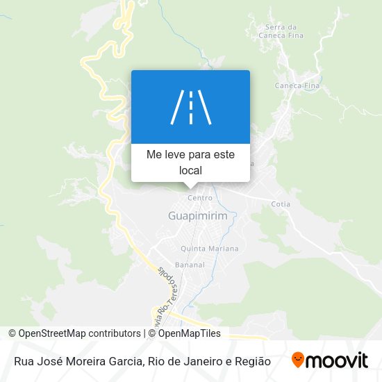 Rua José Moreira Garcia mapa