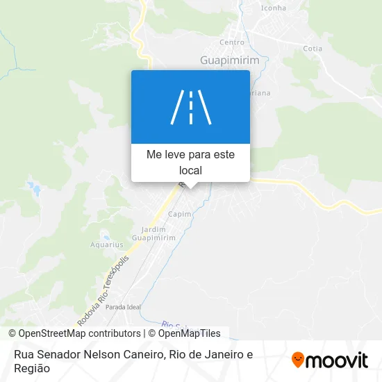 Rua Senador Nelson Caneiro mapa