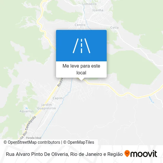 Rua Alvaro Pinto De Oliveria mapa