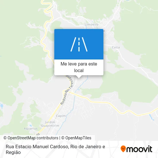 Rua Estacio Manuel Cardoso mapa